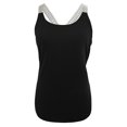 thumbnail image 6 of HAPIMO Women's Summer Tank Tops Sleeveless Shirts for Girls Scoop Neck Blouse Basic Tunic Camisole Solid Color Print Tops Casual Lace Strap Camis Vest Discount Black M, 6 of 7