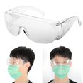 thumbnail image 4 of 2 gafas de seguridad de plástico con montura completa, gafas protectoras para los ojos, gafas de seguridad transparentes, 4 of 9