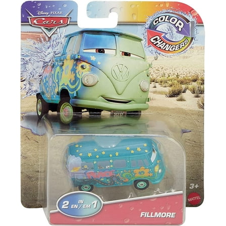 Disney Pixar Cars Race Team Fillmore #14 Die Cast Mattel Toy Car