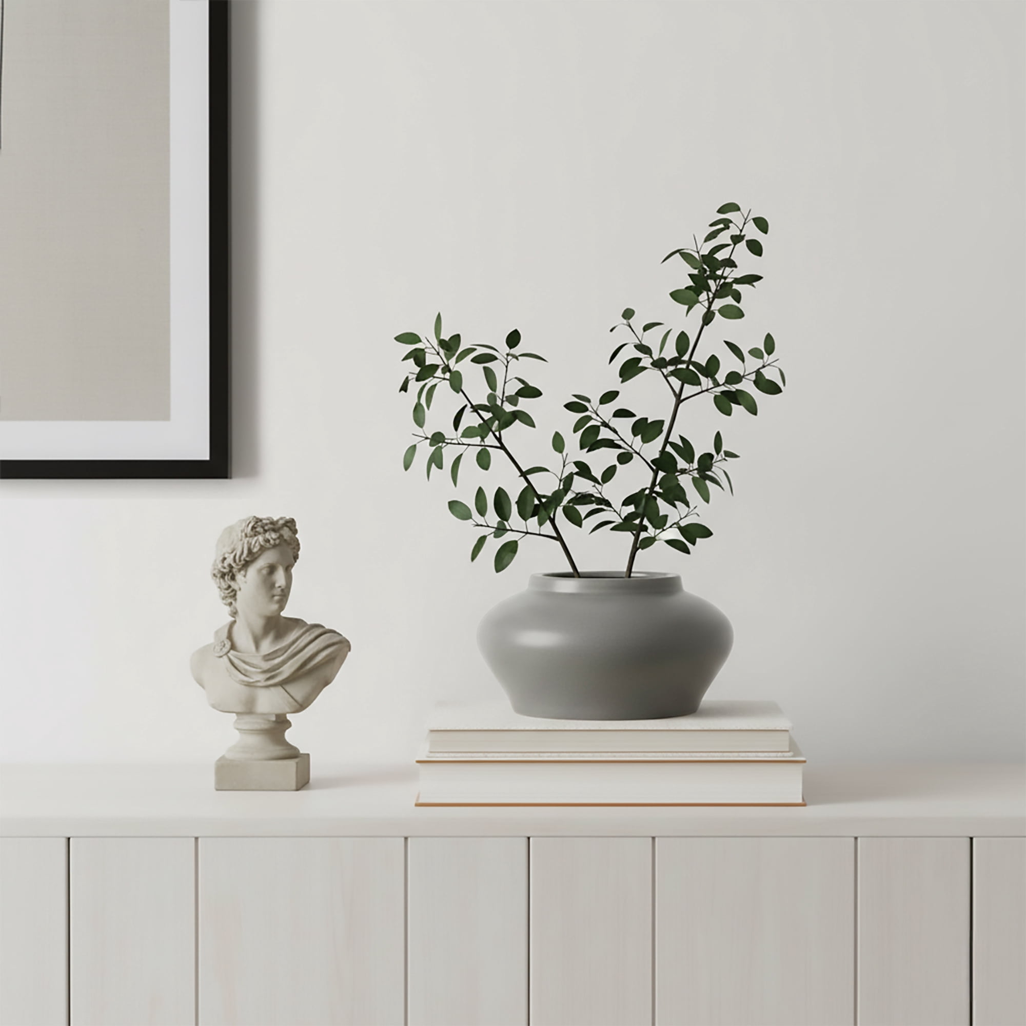 Better Homes & Gardens Gray Ceramic Decorative Vase