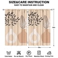 thumbnail image 2 of Modern Abstract Geometric Boho Curtains-blackout Curtains Bedroom Decor Living Room Darkening Grommet Window Drapes 2 Panels Set 52"x 84", 2 of 2