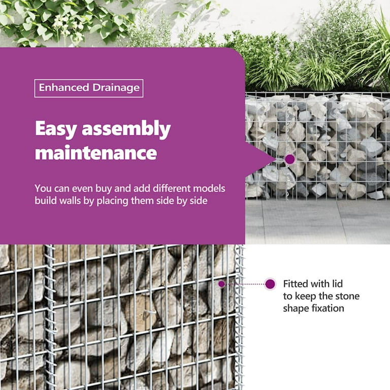 vidaXL Gabion Basket 129.9