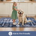 thumbnail image 6 of MeyJey Farmhouse Kitchen Rug Set of 2, Non Slip Anti Fatigue Waterproof Cushioned Mat for Kitchen, Dining, Laundry Room, 18"x30"+18"x48" Blue, 6 of 10