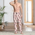 thumbnail image 2 of Honiee Dachshund Dog Heart for men - a sleek fusion of Straight Pajama Pants, versatile Lounge Pants, and cozy Sleepwear, all rolled into one-Small, 2 of 6