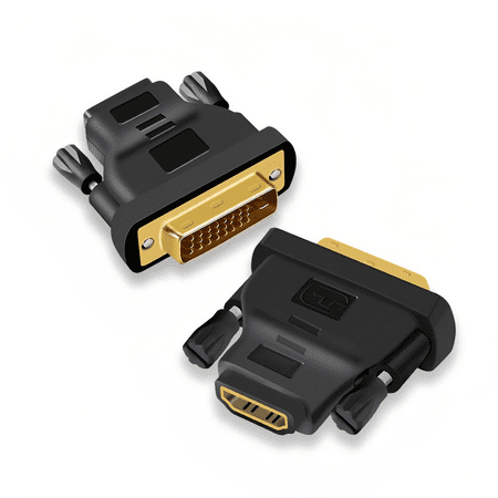 MMOBIEL HDMI to DVI-D Adapter Bi-Directional 1080p Gold Connector