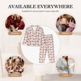 thumbnail image 7 of Fotbe Cartoon Koala Bear Pattern Long Sleeve Pajama Set for Women,Sleepwear Set,2-piece Loungewear Set,Soft PJs Comfy Nightwear with Pockets -X-Large, 7 of 7