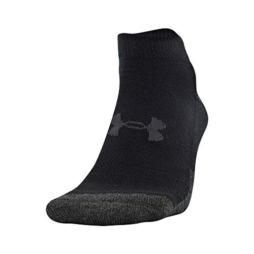 Under Armour Adult Performance Tech Low Cut Socks, 6-Pairs , Black