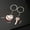 Golden, variant on Couple Keychain Cupid Key Pendant Hot-selling Small Gift
