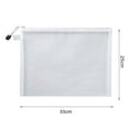 thumbnail image 6 of Pebbuoy File Holder Storage Bag with Lanyard Zipper Closure Large Capacity Waterproof Transparent Document Bag Organizer Office Supplies, 6 of 7