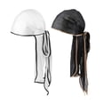 thumbnail image 1 of Paquete de 2 gorro de bandana unisex, y , de cola larga, para la cabeza, , quimio, 1 of 9