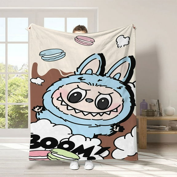 Cartoon Blanket 50x60IN, Cozy Warm Flannel Throw Blankets Birthday Gifts for Boys and Girls Couch Bed Home Decor