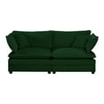 thumbnail image 3 of Llinc Store Modern Modular Sectional Sofa Couch, 3 Piece Set Extra Deep Seat Furniture Set for Living Room, Oversized Sofa, 3 Seat Sofa, Loveseat and Single Sofa, Green, 3 of 9