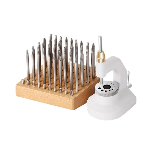 Herramienta de Reparación de Relojes, Kit de Herramientas de Prensa de Reloj para Mujeres Y Hombres,