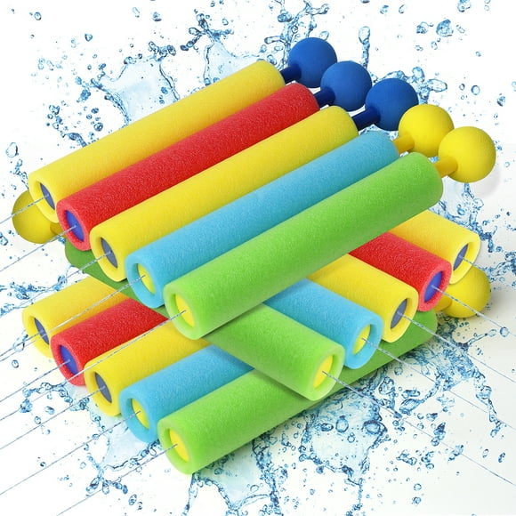 16 Pack Water Blaster, Water Guns Set for Kids Adult, Water Guns with Plastic Handle, Perfect Water Toy for Outdoor Swimming Pool Beach