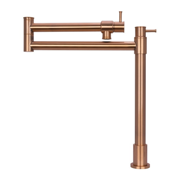 Copper Pot Filler Kitchen Faucet Deck-Mounted