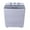 16.5lbs Washing Machine with Drain Pump, variant on Portable Washing Machine, YOFE Compact Mini Washing Machine, Semi-automatic Washing Machine with Drain Pump, Mini Twin Tub Washing Machine for Apartments, Washer(8lbs) /Spiner(5lbs), White, R8258