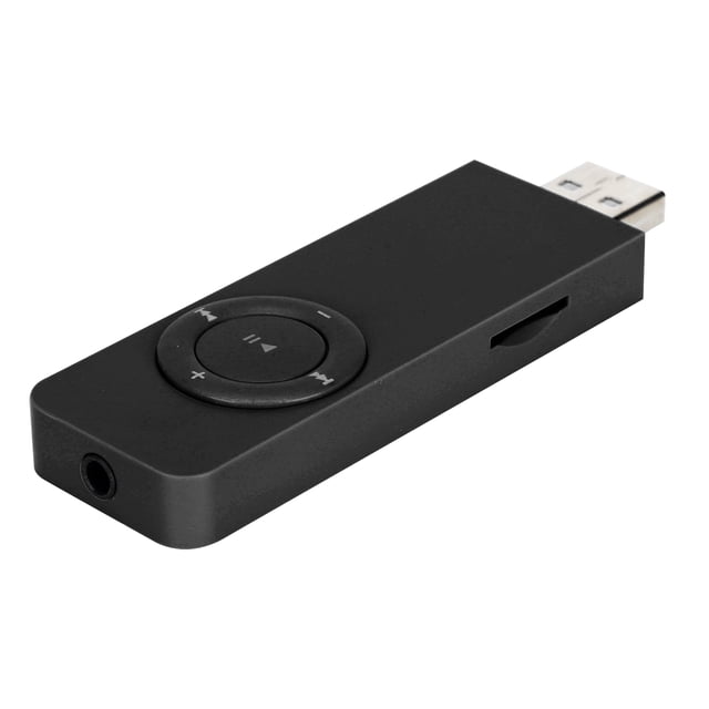 QIILU Lecteur MP3 USB, Lecteur de Musique MP3 Portable Lecteur Multimédia MP3 avec Lanière pour Écouter de la Musique, Lecteur de Musique