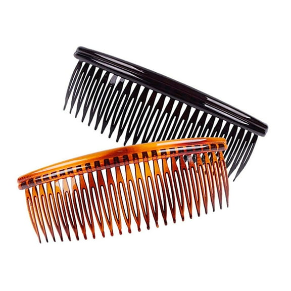 Set of 4 Large 5 Inches 24 Teeth Hair Side Comb French Hair Accessories Plastic Hair Clip Clamp for Men Women