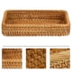thumbnail image 2 of GOOHOCHY 1pc almacenamiento canasta práctica fruta cesta cesta de almacenamiento rectangular (marrón), 2 of 7