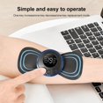 thumbnail image 4 of HLONKNeck Massager Mini Electric Neck Massage EMS Cervical Back Vertebra Massage Patch 8 Modes Relieve Relax Muscle Fatigue Tools, 4 of 9