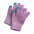 thumbnail image 2 of Kids Warm Knit Gloves, Kids Knitted Gloves Soft Thermal Gloves, Toddler Magic Gloves Full Finger Gloves, Stretchy Warm Gloves for Boys and Girls, 2 of 4