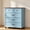 Light Blue, variant on Buildhom Farmhouse 5-Drawer Dresser, Rustic Wood Chest with Solid Feet for Bedroom, Blue
