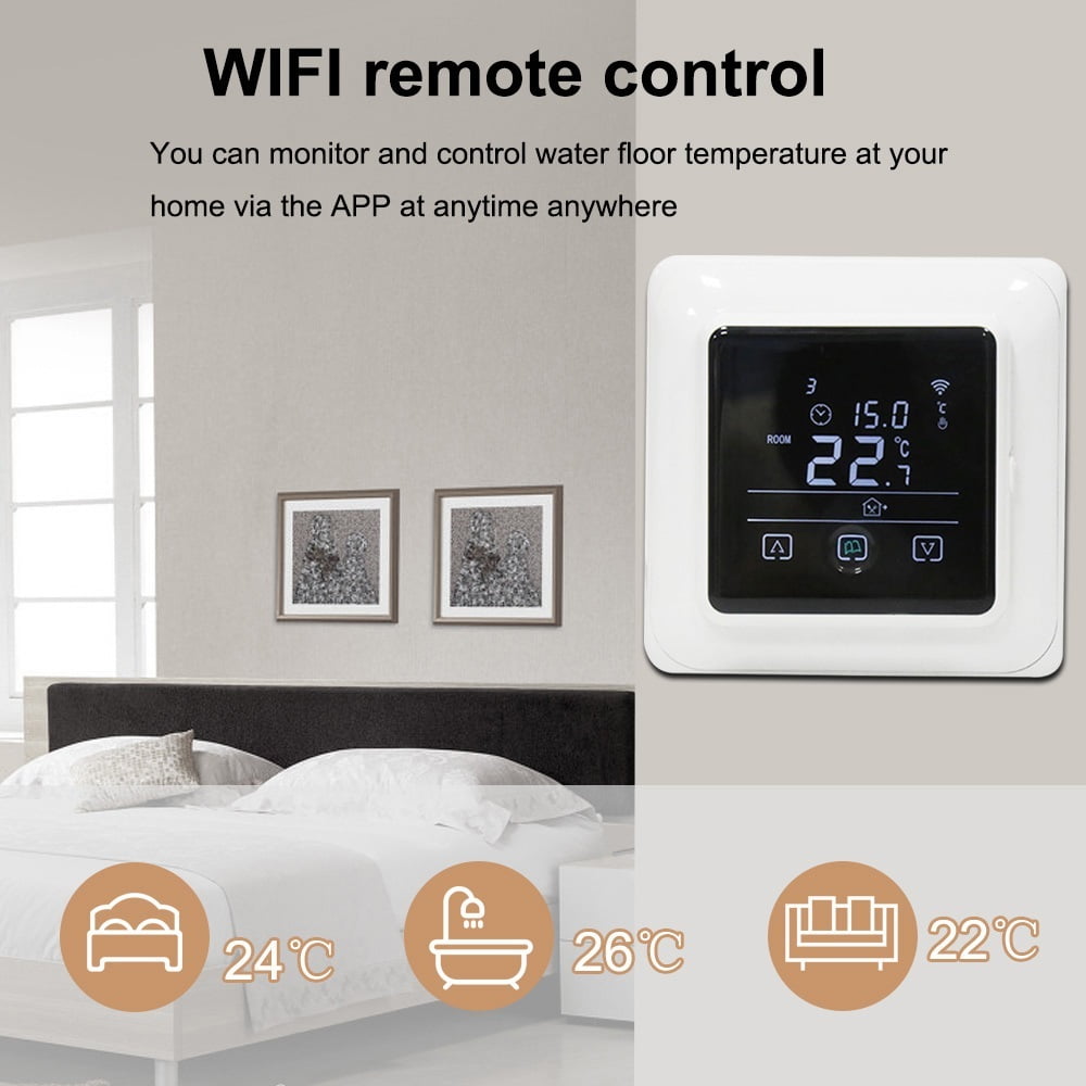 Thermostat For Floor Heating Tuya Smart Temperature Controller For Gas Boiler Touch Screen Thermostat ,Save Energy