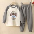 thumbnail image 4 of NIEWTR Toddler Baby Boy Fall Winter Clothes 2-Piece Long Sleeve Top and Jogger Pant Set for BoysFor 1t 2t 3t Long Sleeve Pajamas Set ，3-4 Years, 4 of 4