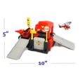 thumbnail image 4 of City Fire Fighting Squad Parking Garage Toy Set, Includes Firefighter Toy Truck with Extendable Rescue Ladder, Helicopter, 4 of 4