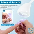 thumbnail image 4 of LED Mini Nail Lamp 36W USB Rechargeable Portable Nail Dryer with Nail Accessories Storage 360° Rotation Quick Drying Nail Polish Lamps for DIY Gel Nail Polish Home Nail Salon, 4 of 9