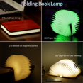 thumbnail image 3 of Lámpara plegable Book Light Vergissm de madera mejorada de 5 colores, 3 of 6