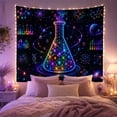thumbnail image 2 of Glowing Chemistry Flask in a Cosmic Laboratory, Mystical Digital Art for Science Lovers, Laboratory Wall Art, Graduation Gift, Tapestry Wall Hanging for Bedroom and Dorm, 2 of 7