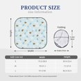 thumbnail image 3 of Windshield Sun Shade, Bee Flower A Foldable Car Sun Shade Windshield For Front, 2 Pieces, 3 of 4