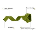 thumbnail image 4 of Lifting Straps For Weightlifting, Bodybuilding, Powerlifting, Strength Training, And Deadlifts - Green, 4 of 5