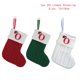 thumbnail image 1 of Calcetines de punto de copo de nieve rojo, alfabeto, medias de Navidad, colgante de árbol de Navidad, decoración para el hogar, regalos de Navidad, 1 of 4