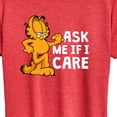 thumbnail image 3 of Garfield - Ask Me If I Care - Women's Short Sleeve Graphic T-Shirt, 3 of 5