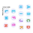 thumbnail image 2 of ROMANSENTIAL 100Pcs Letter And Number Beads Acrylic For Jewelry Making Educational Activities, 2 of 8