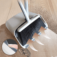 thumbnail image 6 of JEHONN Broom and Dustpan Set for Home Long Handle (Grey White), 6 of 7