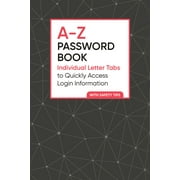 A-Z Password Book: Individual Letter Tabs to Quickly Access Login Information -- Zeitgeist