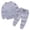 Grey, variant on LNMQLPDBS Baby Girls Crewneck Sweatshirt Set Toddler Solid Pullover Outfit Kids Cuffed Jogger Pants Girls Casual 2 Piece Clothing with Side Pockets for School Daily Wear