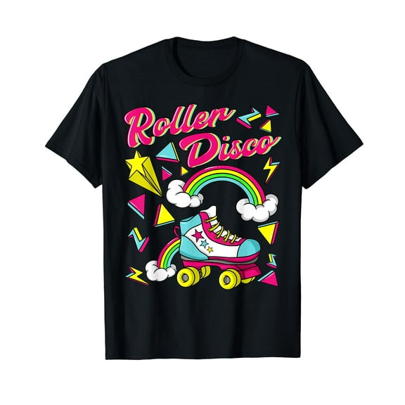 Roller Disco Vintage Skating Derby Lover Costume Party Gift T-Shirt