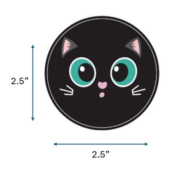 Halloween High Bounce Ball for Kids - Black Cat Design