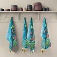 thumbnail image 5 of Dreamtimes Soft Absorbent Reusable Kitchen Towels, Set of 1|28x18 in, Sea Blue Dining Kitchen Living Room Tea Towels Dish Towels Decorative Towels, 5 of 7