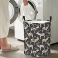 thumbnail image 4 of Laundry Basket, cool moose elk black Laundry Hamper Waterproof Laundry Bag Clothes Hamper Laundry Bin with Handles for Bedroom, Living Room, Kids Room, 4 of 6