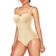 Loday Body Shaper for Women Tummy Control Shapewear Bodysuit Waist Trainer Faja One Piece Built