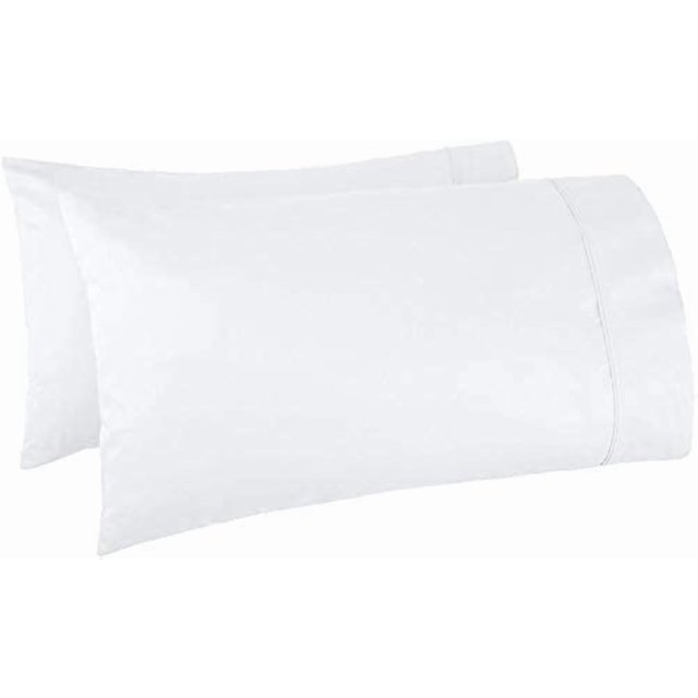 Funda de almohada Kamas, algodón egipcio, satén, tejido king, 60 x 110 cm
