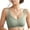 Green, variant on 2 Packs Womens Bras Mesh Hole Cup Ultra Traceless Ice Silk Large Size Without Steel Rim Underclothes