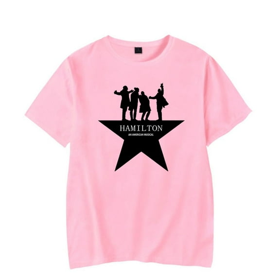 Hamilton Merch American Musical T-shirts For Men And Women Fashion Round Neck Casual Short-sleeved Tops