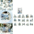 thumbnail image 4 of Zeiwohndc Miniature Scenery PET Sticker For Scrapbooking Journal Notebook Memory Book, 4 of 15
