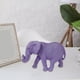 thumbnail image 2 of Estatua de elefante decorativa, figura de elefante, artesanía de resina decorativa, adorno de elefante Violeta, 2 of 9